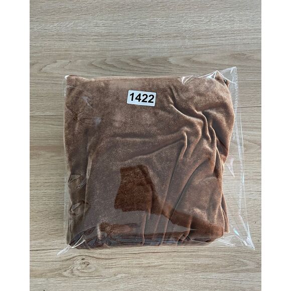 Velvet Flare Bell‎ Bottom Pants Womens XL Brown Boho Retro 70s Festival Lounge - Picture 13 of 13